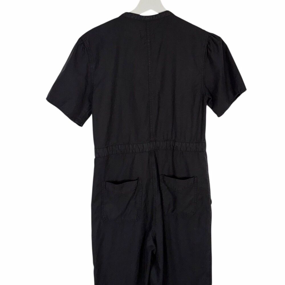 Anthropologie Unpublished Black Utility Jumpsuit Snall - Picture 9 of 12